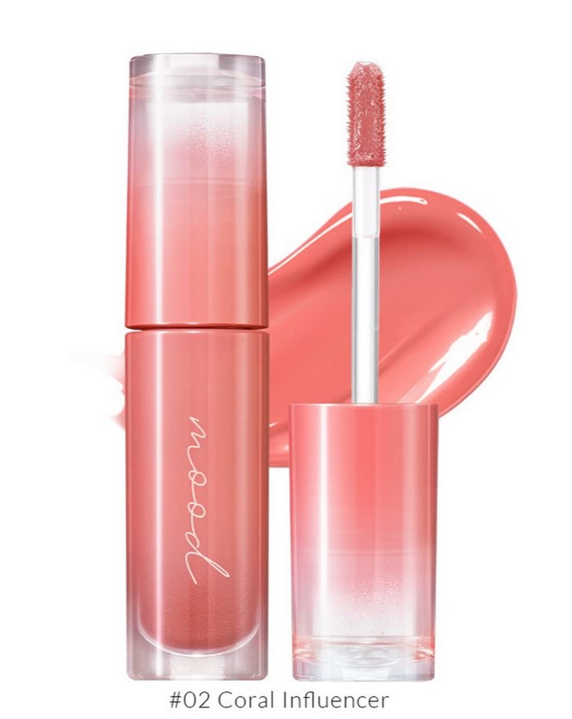 Ein Liptint der Marke Peripera in der Farbe 02 Coral Influencer