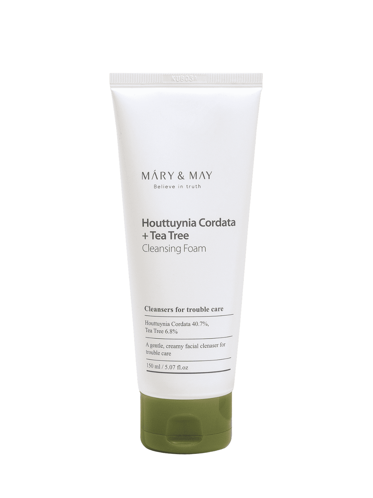 MARY&MAY Houttuynia Cordata + Tea Tree Cleansing Foam 150ml