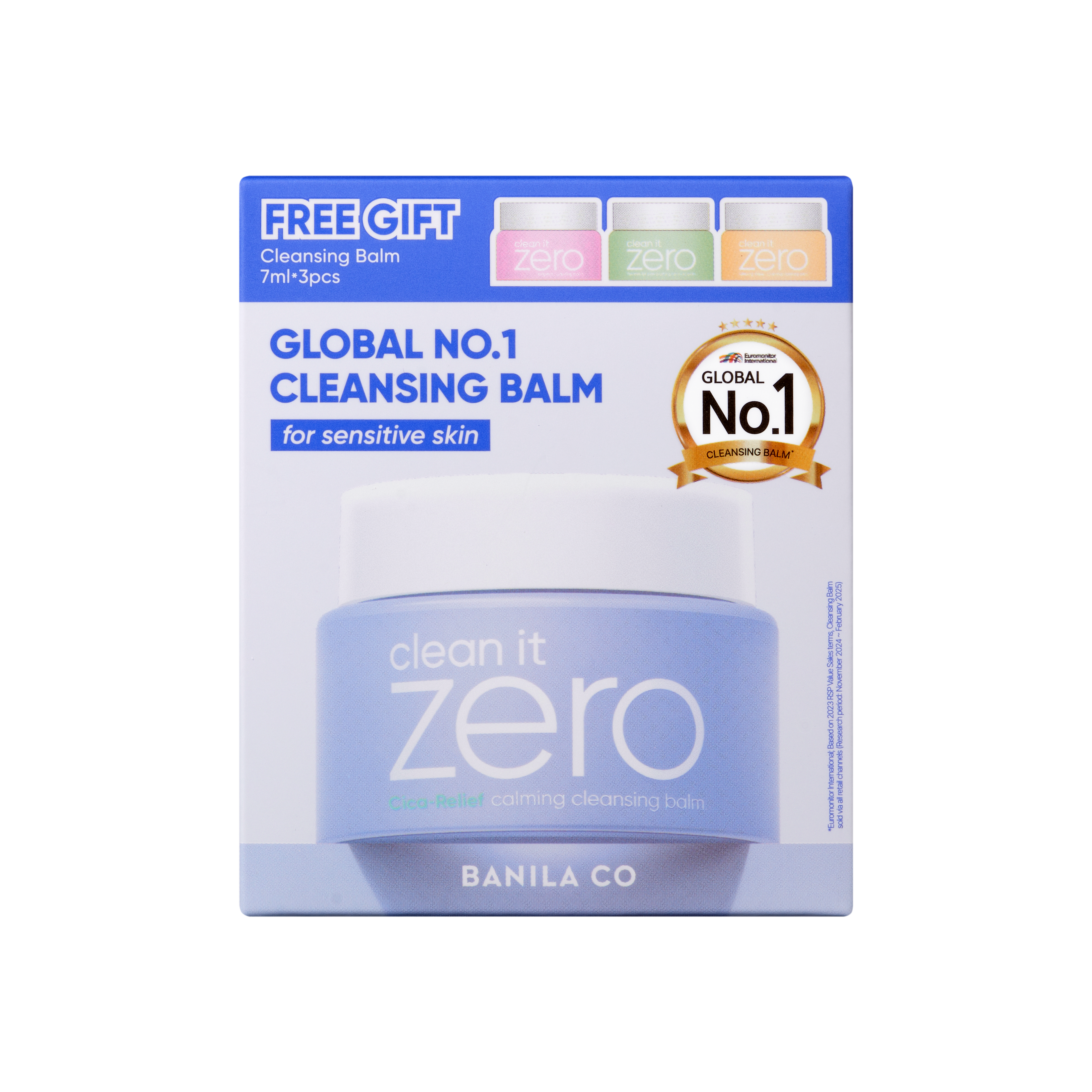 BANILA CO Clean It Zero Cleansing Balm Calming SET 100ml + 3*7ml