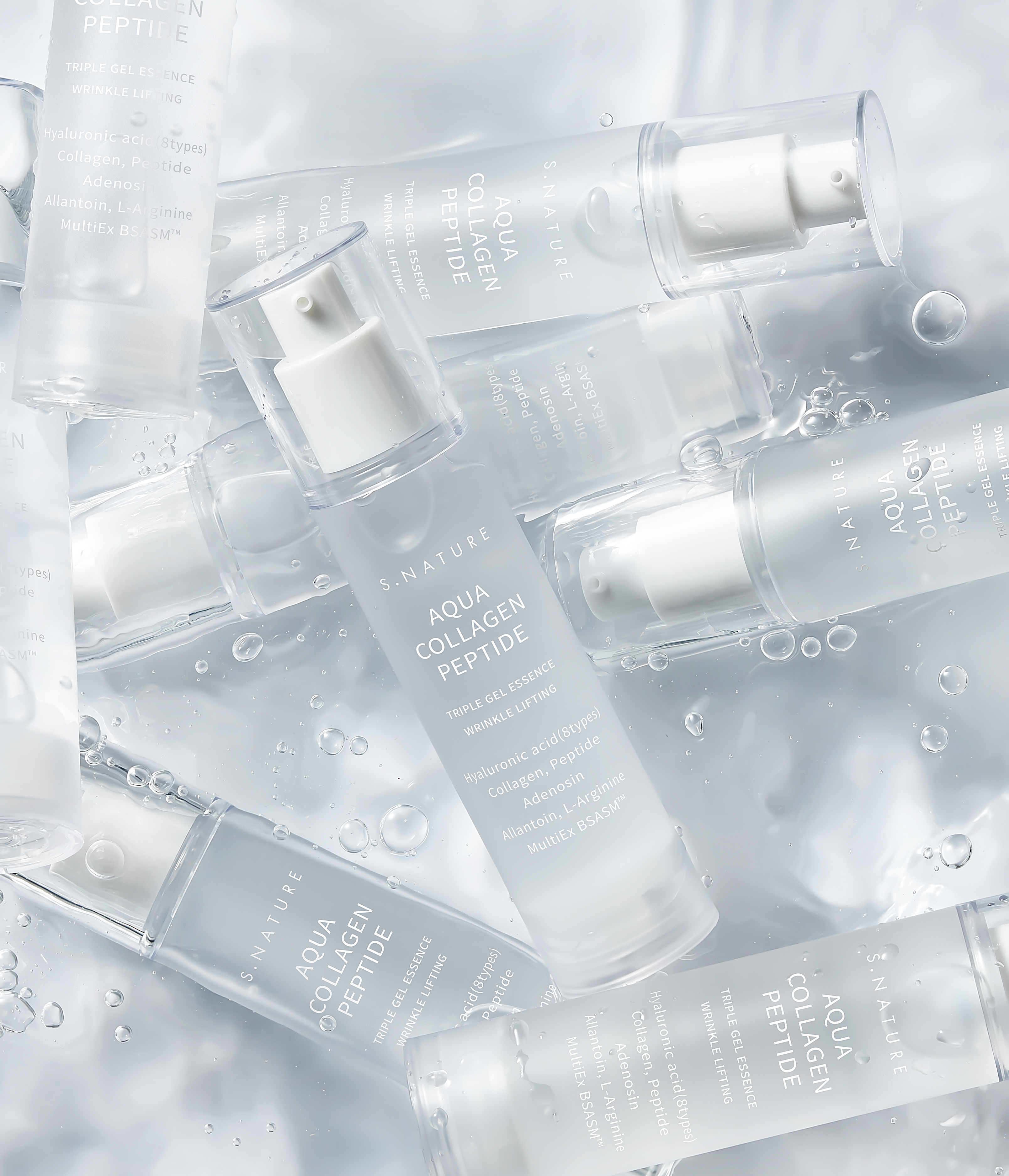 S.Nature Aqua Collagen Peptide Triple Gel Essence