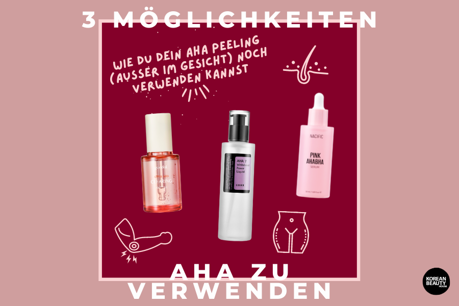 3 Möglichkeiten, deinen AHA Toner zu verwenden, außer im Gesicht