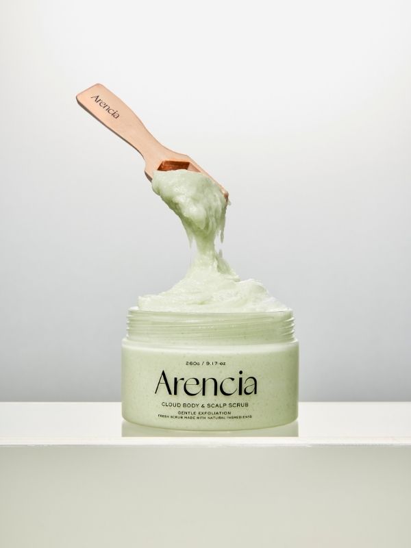Arencia Fresh Cloud Body & Scalp Scrub Geranium & Primrose 260g