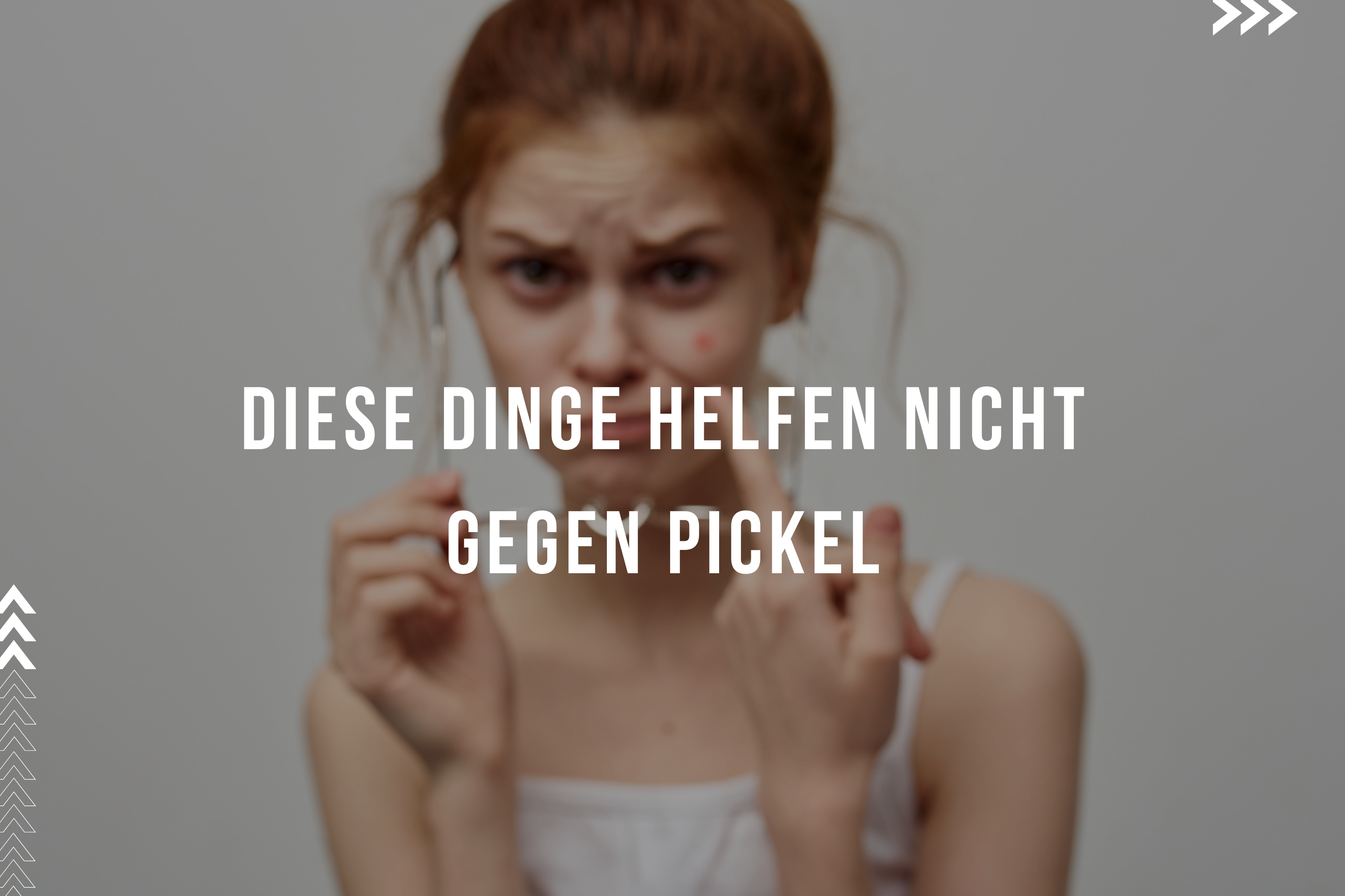 Diese Dinge helfen NICHT gegen Pickel
