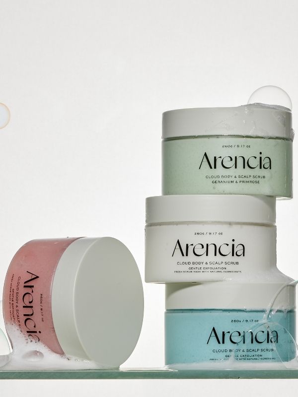 Arencia Fresh Cloud Body & Scalp Scrub French Mint & Lily 260g