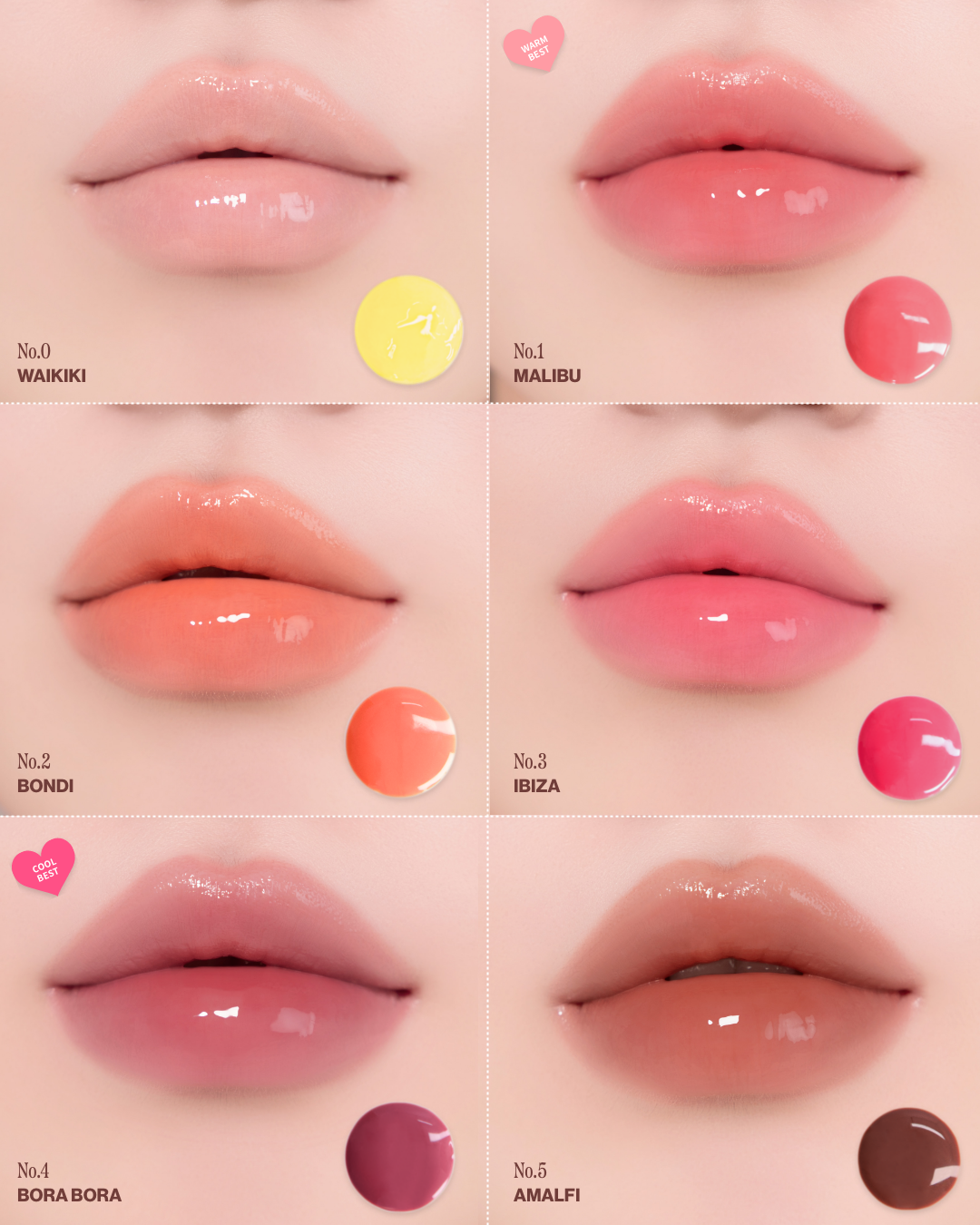 UNLEASHIA Sunset Dazzle Gloss Balm