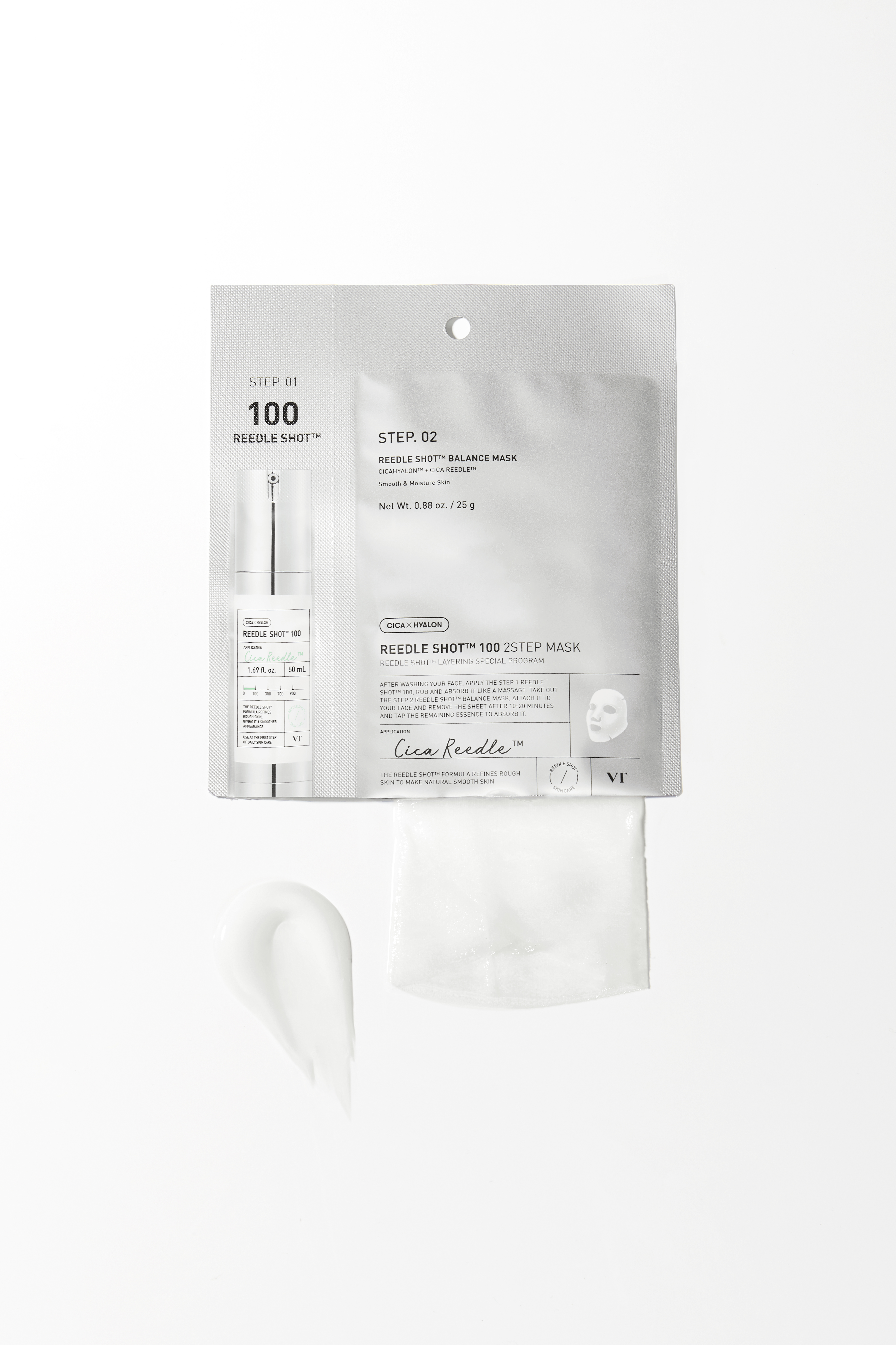 VT COSMETICS Reedle Shot 100 2-Step Mask