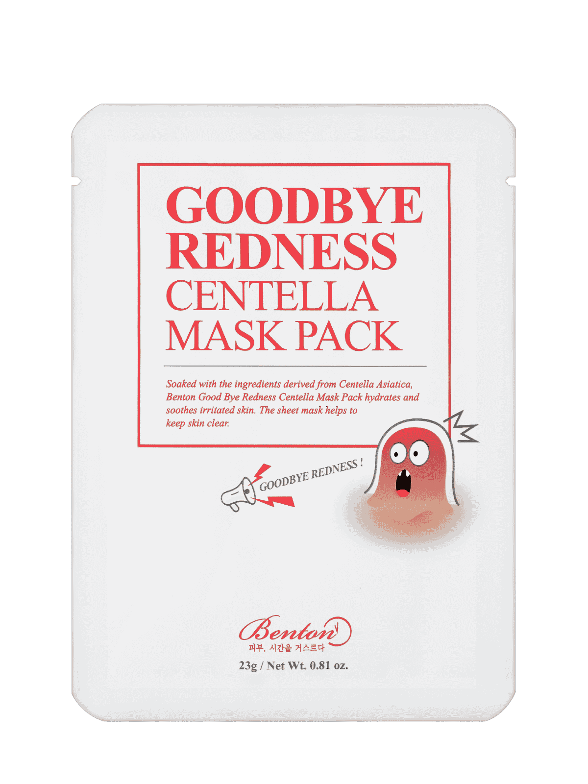 BENTON Goodbye Redness Centella Mask Pack