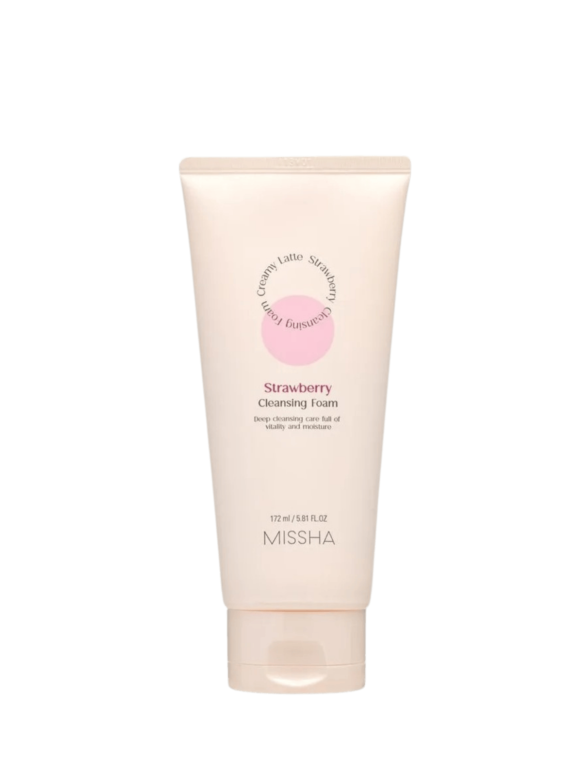 MISSHA Creamy Latte Cleansing Foam Strawberry