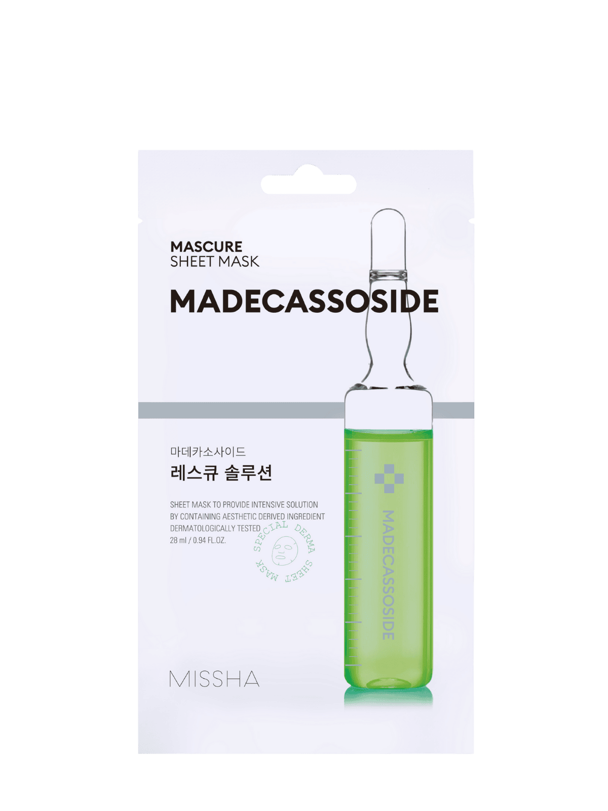 MISSHA Mascure Rescue Madecassoside Sheet Mask
