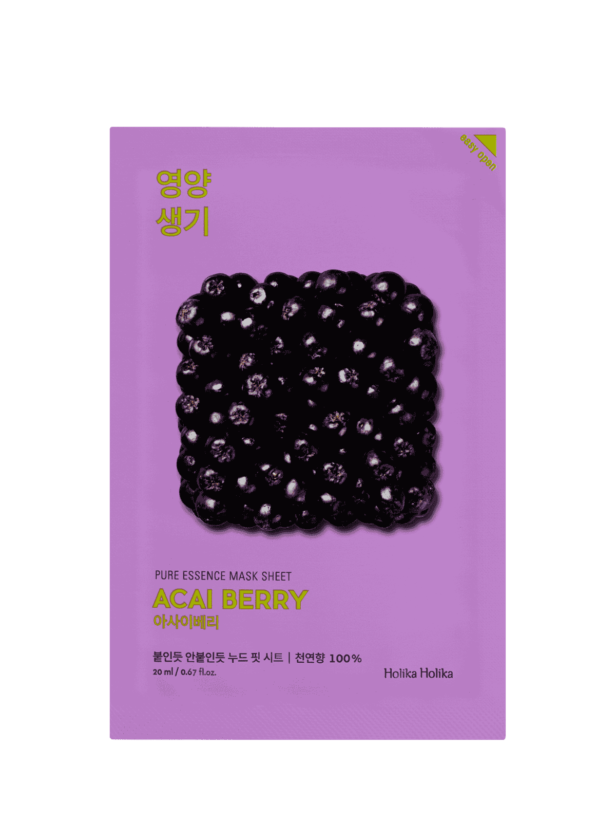 HOLIKA HOLIKA Pure Essence Mask Sheet - Acaiberry