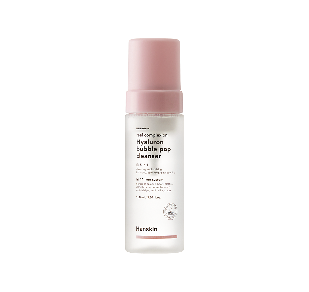 HANSKIN Real Complexion Hyalurion Bubble Pop Cleanser 