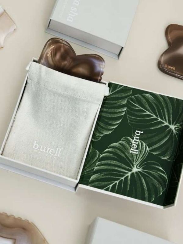 B.WELL Garden Gua Sha Agate