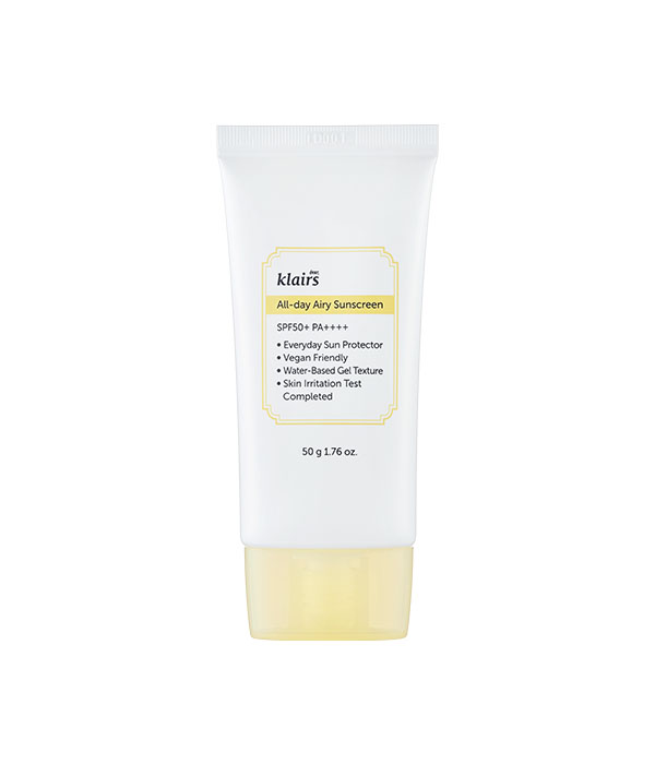 DEAR, KLAIRS All-day Airy Sunscreen
