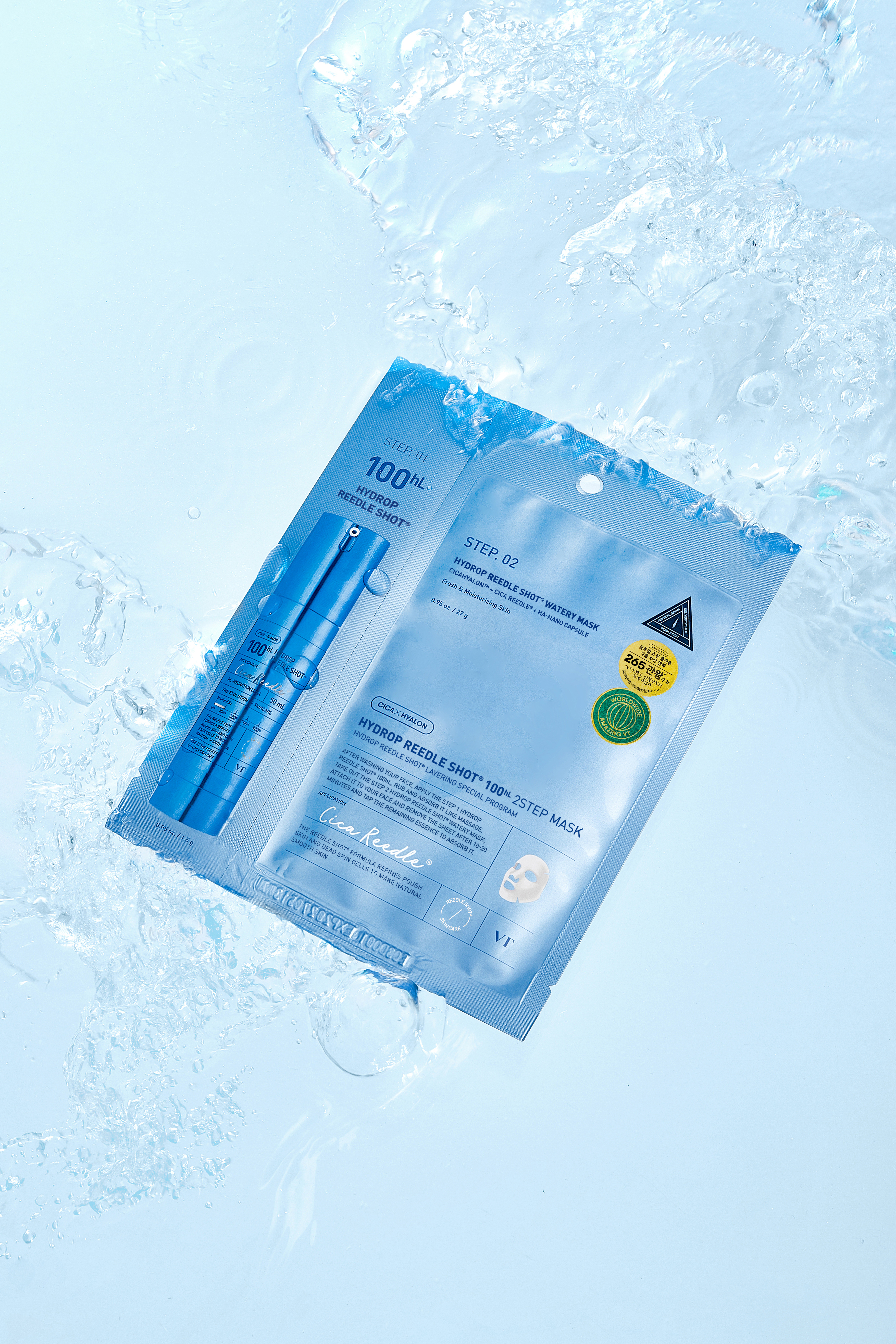 VT COSMETICS Hydrop Reedle Shot 100hL 2-Step Mask