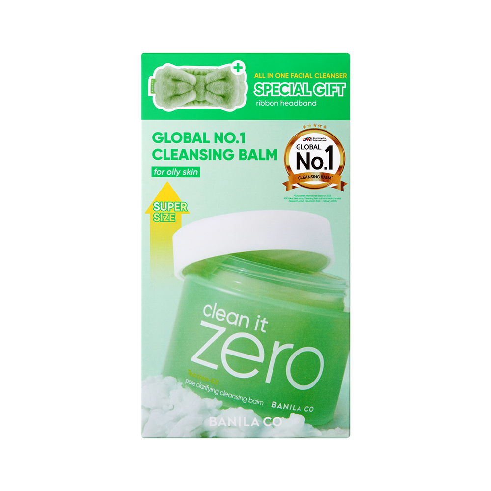 BANILA CO Clean It Zero Cleansing Balm Pore Clarifying SET 180ml + Headband