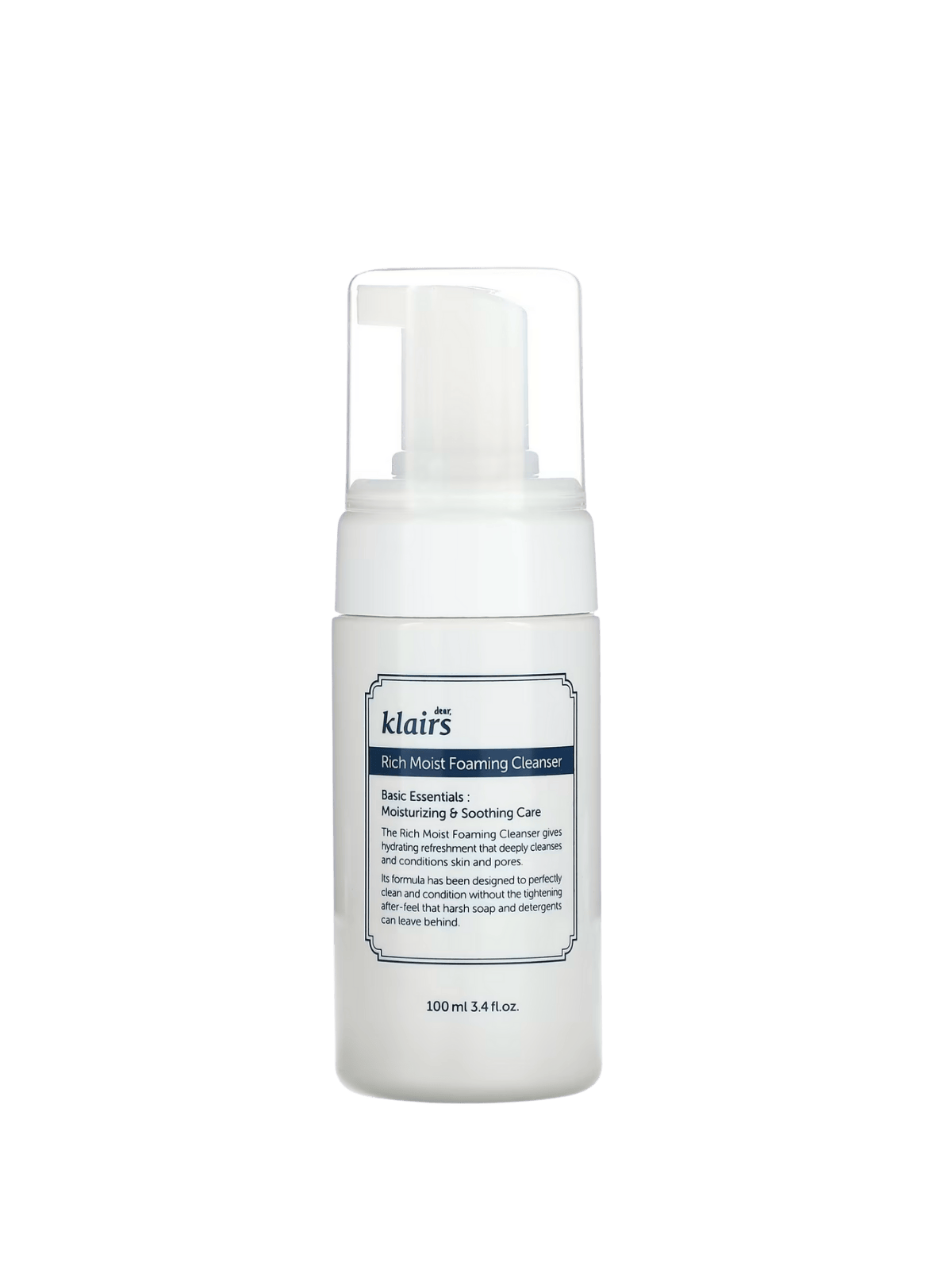 DEAR, KLAIRS Rich Moist Foaming Cleanser