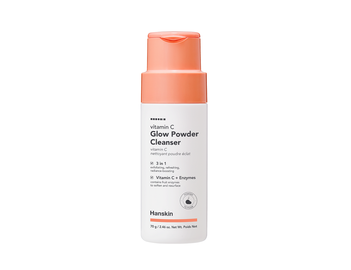 HANSKIN Vitamin C Glow Powder Cleanser 