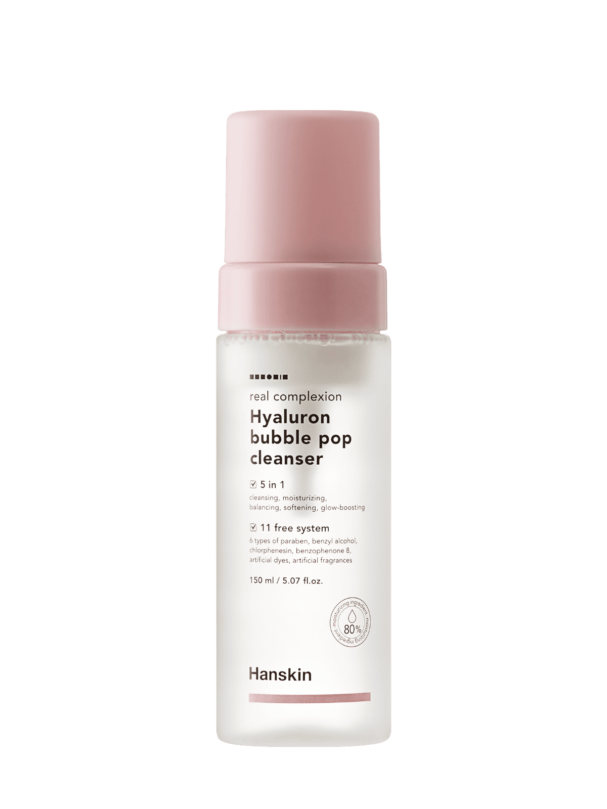 HANSKIN Real Complexion Hyalurion Bubble Pop Cleanser