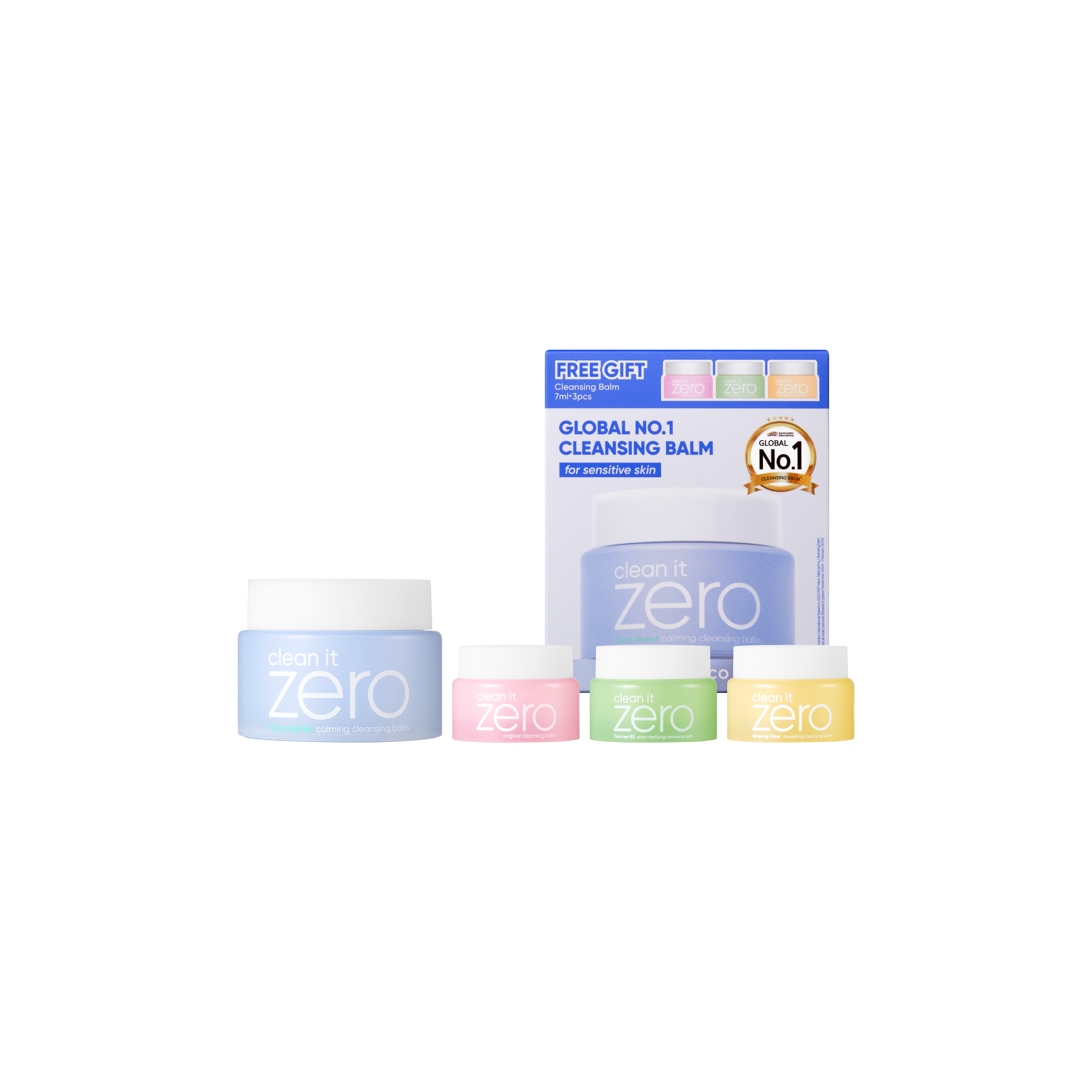 BANILA CO Clean It Zero Cleansing Balm Calming SET 100ml + 3*7ml