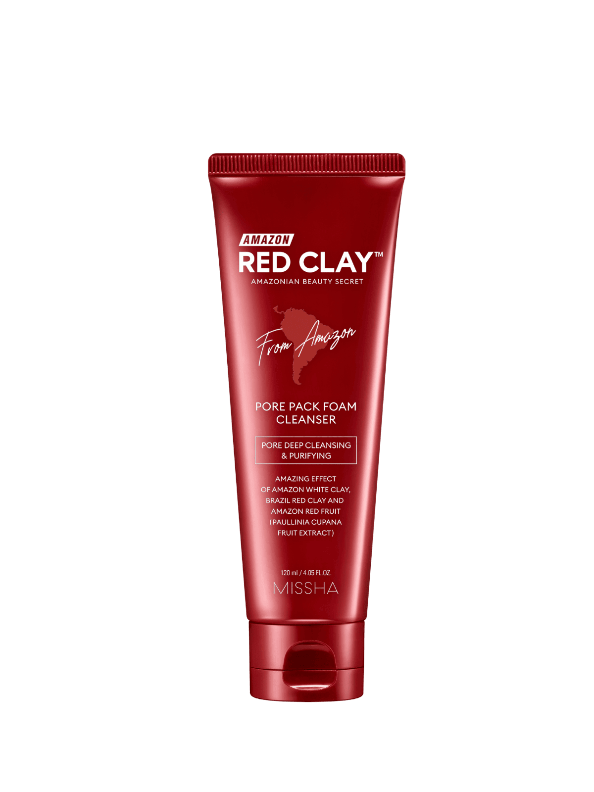 MISSHA Amazon Red Clay Pore Pack Foam Cleanser