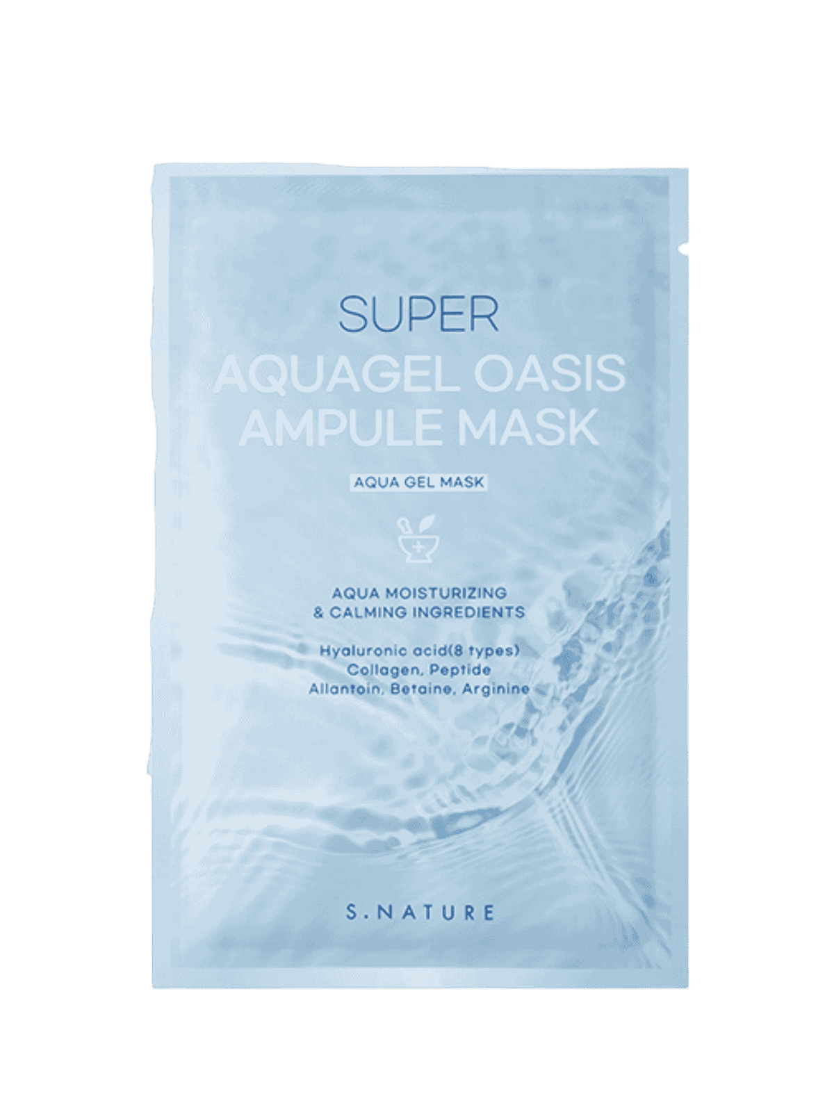 S.Nature Super Aquagel Oasis Ampule Mask 1pcs